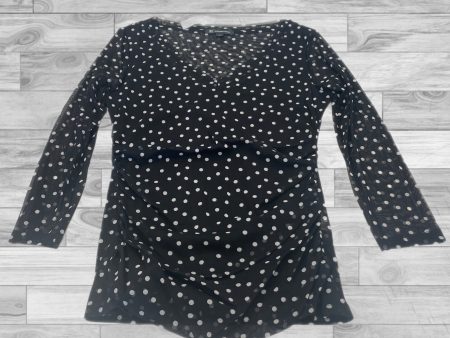 Top Long Sleeve By Inc In Polkadot Pattern, Size: S Supply