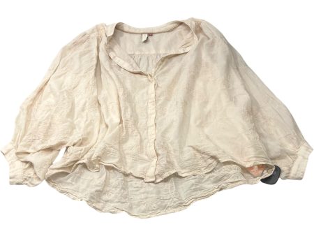 Top 3 4 Sleeve By Pilcro In Cream, Size: M For Sale