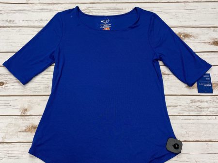 Top Short Sleeve By Apt 9 In Blue, Size: M Sale