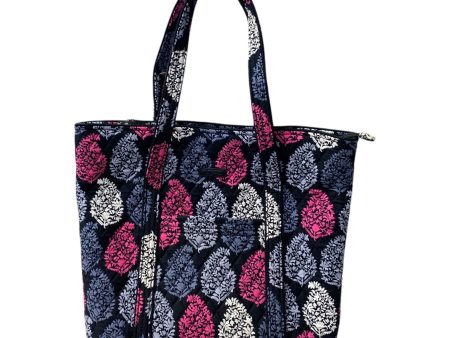 Tote By Vera Bradley In Blue & Pink, Size:Large on Sale