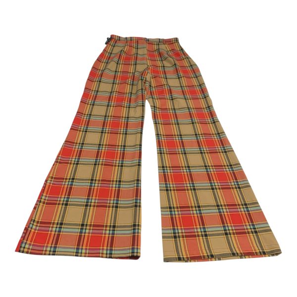 Pants Wide Leg By Free People In Plaid Pattern, Size: 6 on Sale