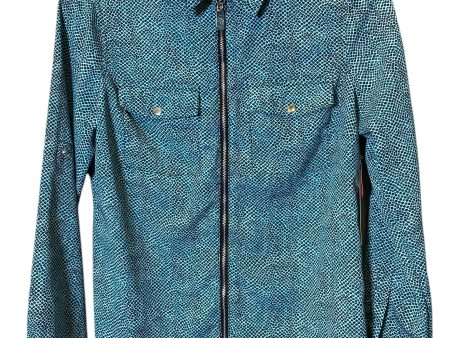 Jacket Designer By Michael Kors In Blue, Size: S Online now