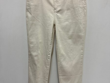 Jeans Skinny By Chicos In Cream, Size: 6 Online