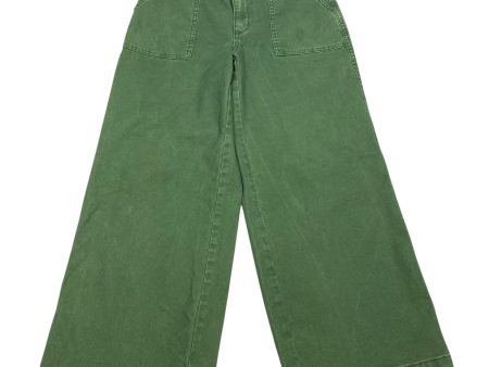 Pants Cropped By Universal Thread In Green, Size: 4 Online