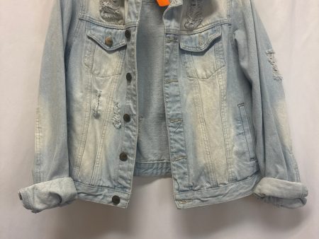 Jacket Denim By Mono B In Blue, Size: M Online Hot Sale