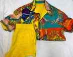 Shorts Set By Versace In Multi-colored, Size: 0 For Discount