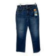 Jeans Cropped By Jag In Blue, Size:4 on Sale