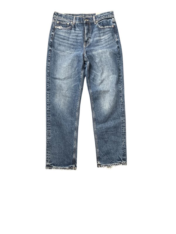 Jeans Straight By American Eagle In Blue, Size: 10 Supply