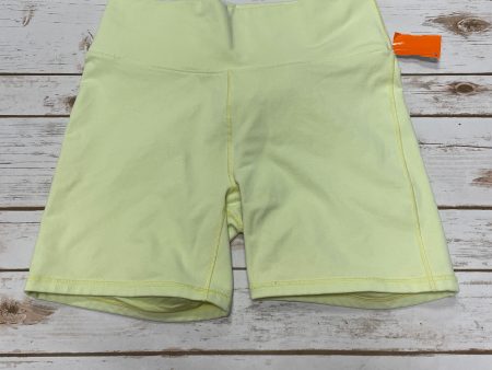 Athletic Shorts By Fabletics In Yellow, Size: L on Sale