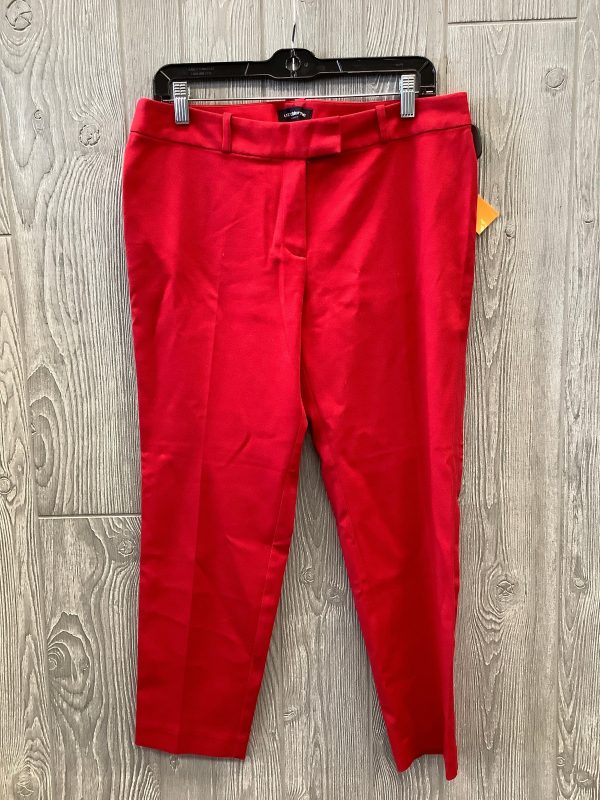 Pants Dress By Liz Claiborne In Red, Size: 10 Hot on Sale