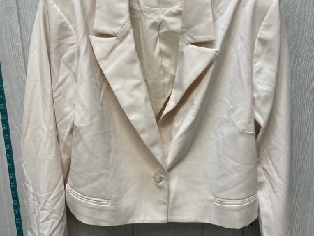 Blazer By 11 HONORE In Cream, Size: 2x Discount