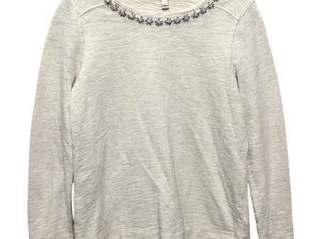 Sweatshirt Crewneck By J. Crew In Beige, Size:S Hot on Sale