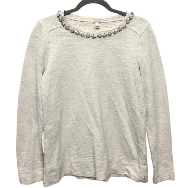 Sweatshirt Crewneck By J. Crew In Beige, Size:S Hot on Sale