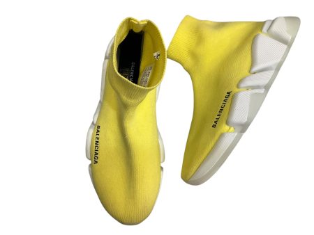 Shoes Luxury Designer By Balenciaga In Yellow, Size: 8 Cheap