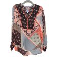 Blouse Ls By Johnny Was In Orange & Purple, Size:S Supply