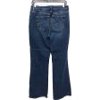 Jeans Flared By Cmc In Blue Denim, Size:8 on Sale