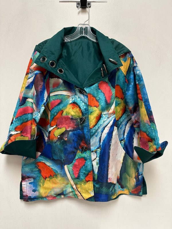 Jacket Utility By Clothes Mentor In Multi-colored, Size: S Sale