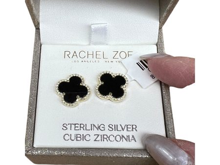 Earrings Stud By Rachel Zoe In Black & Gold Supply