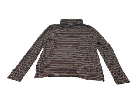 Top Long Sleeve By Madewell In Striped Pattern, Size: M Online Hot Sale