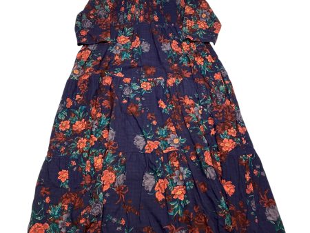 Dress Casual Midi By Natural Life In Blue, Size: Xl For Cheap