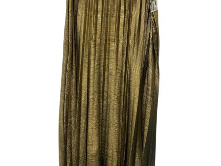 Skirt Maxi By Time And Tru In Gold, Size: Xxl Supply