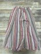 Pants Wide Leg By Cme In Striped Pattern, Size: L Sale