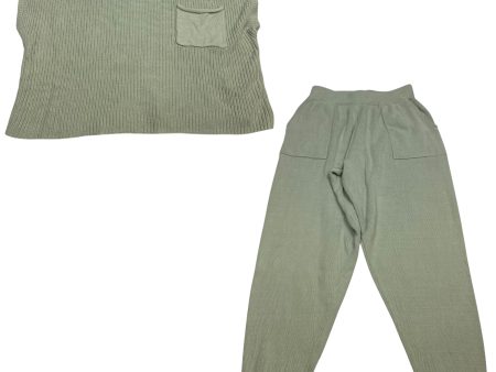 Lounge Set Pants By Sincerely Jules In Green, Size: L For Sale