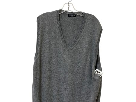 Vest Sweater By Clothes Mentor In Grey, Size: Xl Supply