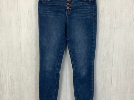 Jeans Skinny By Clothes Mentor In Blue Denim, Size: 4l Discount