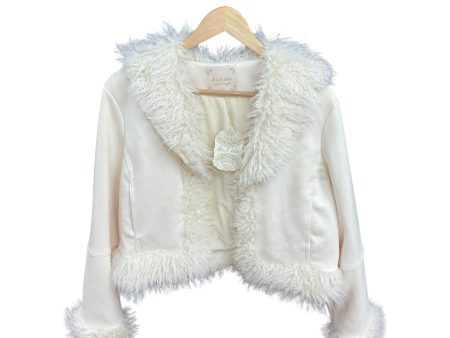 Jacket Faux Fur & Sherpa By Altard State In Cream, Size: L Supply