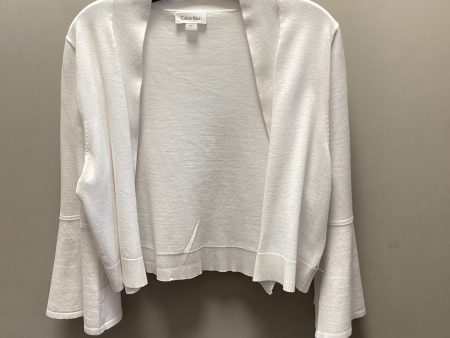 Cardigan By Calvin Klein In White, Size: L Cheap