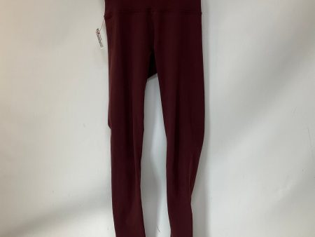 Athletic Leggings By Aerie In Maroon, Size: Xs Fashion