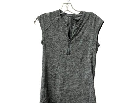 Athletic Top Ss By Athleta In Grey, Size:S For Sale