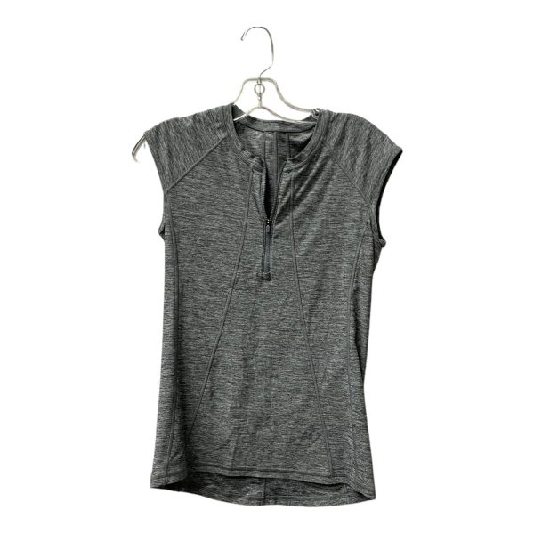 Athletic Top Ss By Athleta In Grey, Size:S For Sale