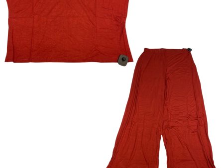 Pants Set 2pc By Swank A Posh In Orange, Size: 2x For Sale