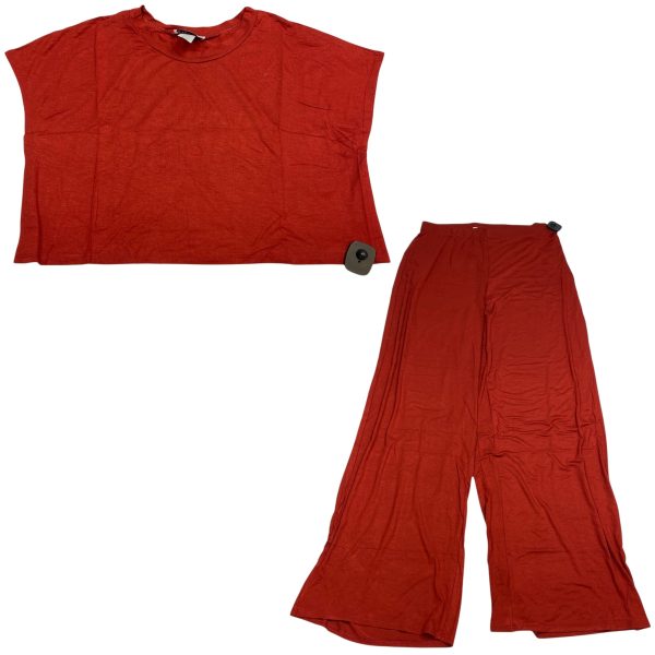 Pants Set 2pc By Swank A Posh In Orange, Size: 2x For Sale