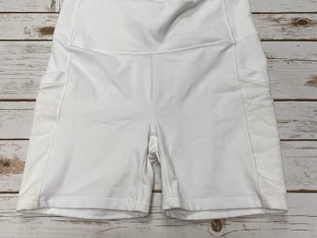 Athletic Shorts By Fabletics In White, Size: L Supply