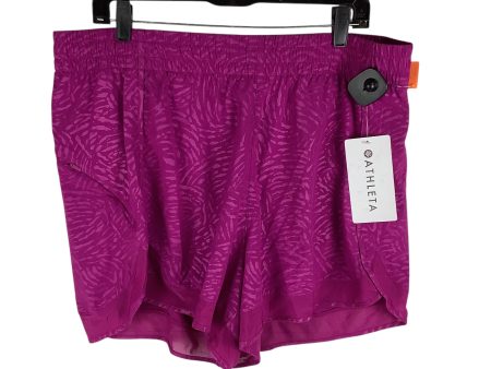 Athletic Shorts By Athleta In Pink, Size: 1x Online now