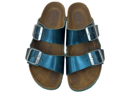 Sandals Flats By Birkenstock In Blue, Size: 6.5 Discount