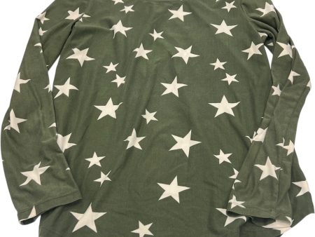 Top Long Sleeve By Planet Gold In Green, Size: M Online now