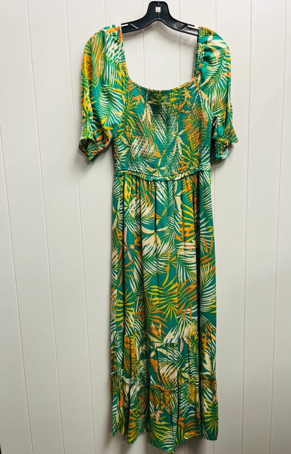 Dress Casual Maxi By Betsey Johnson In Green, Size: M Fashion