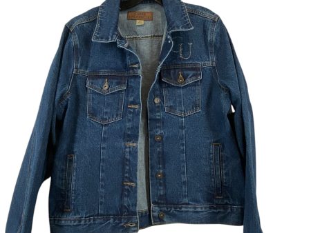 Jacket Denim By Clothes Mentor In Blue Denim, Size: Xl Online