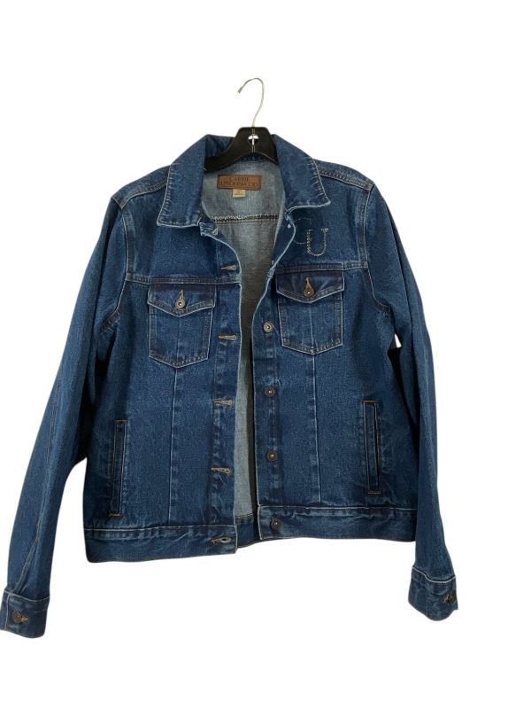 Jacket Denim By Clothes Mentor In Blue Denim, Size: Xl Online