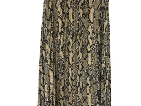 Skirt Maxi By H&m In Snakeskin Print, Size: Xl Supply