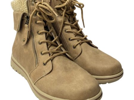 Boots Combat By White Mountain In Tan, Size:8.5 on Sale