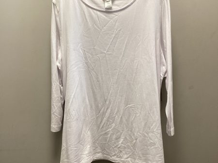 Top 3 4 Sleeve By Multiples In White, Size: Xl Cheap