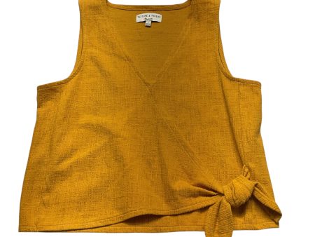 Top Sleeveless By Madewell In Yellow, Size: S Fashion