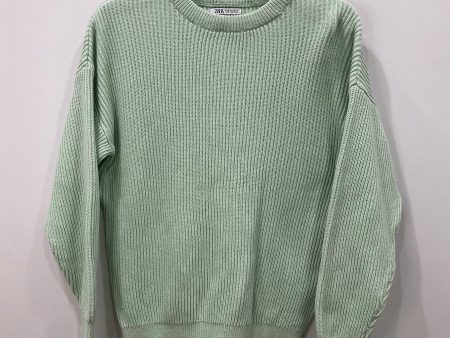 Sweater By Zara In Green, Size: M Hot on Sale