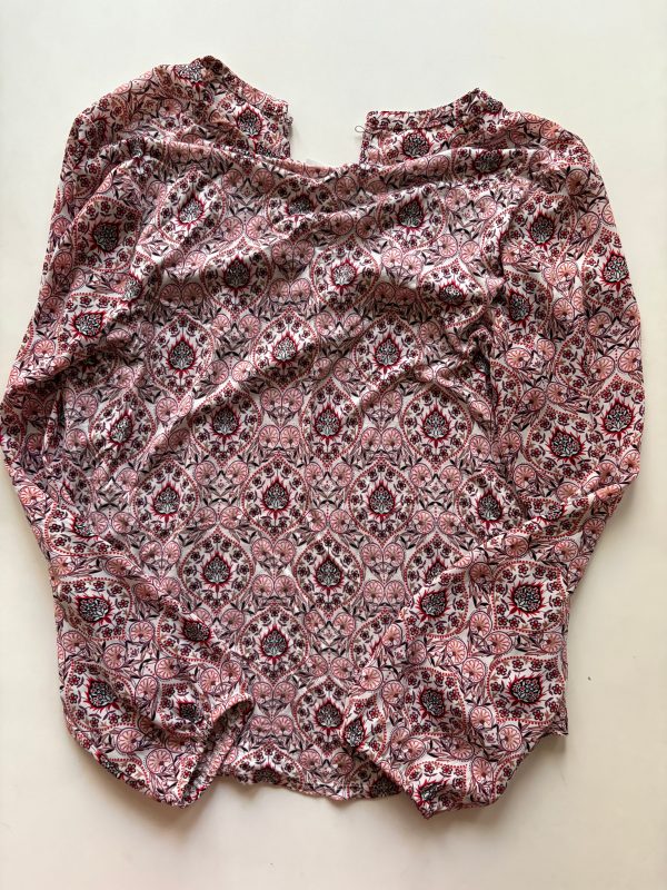 Top 2pc Long Sleeve By Loft In Orange, Size: L Hot on Sale