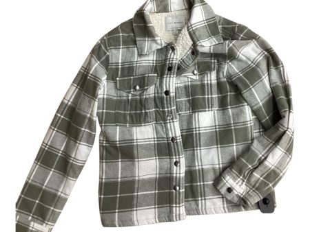 Jacket Shirt By Lucky Brand In Plaid Pattern, Size: Xs Online now